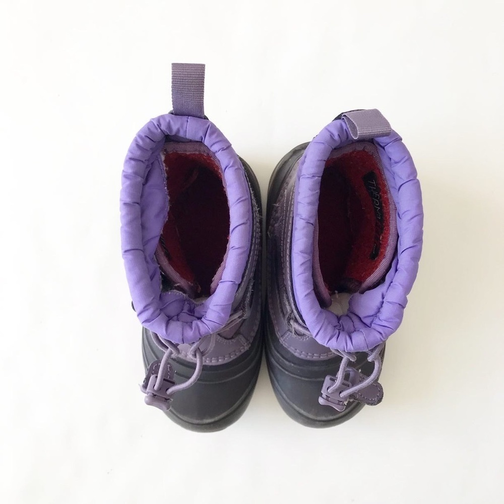 The North Face purple alpenglow winter boots VGUC size 13 - Picture 3 of 9